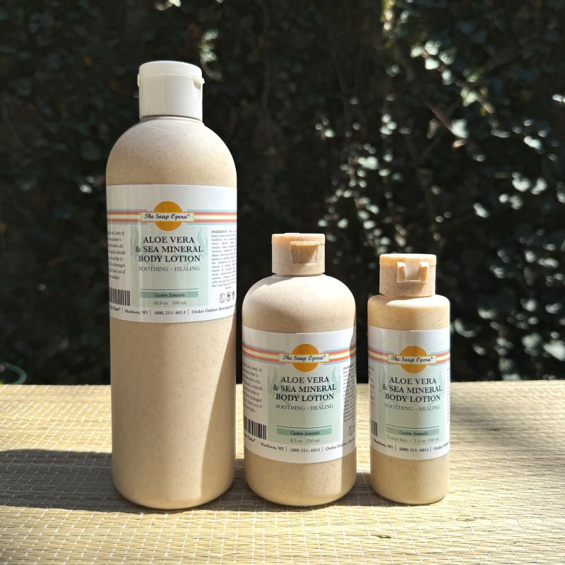 The Soap Opera Aloe & Sea Mineral Total Body Lotion (Custom Scentable)