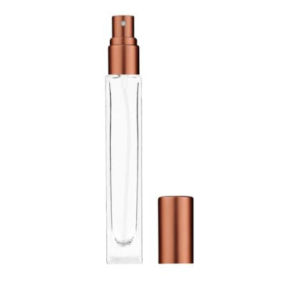 Circle Design Clear Glass Perfume Bottle 0.5oz 15ml with Spray Pump