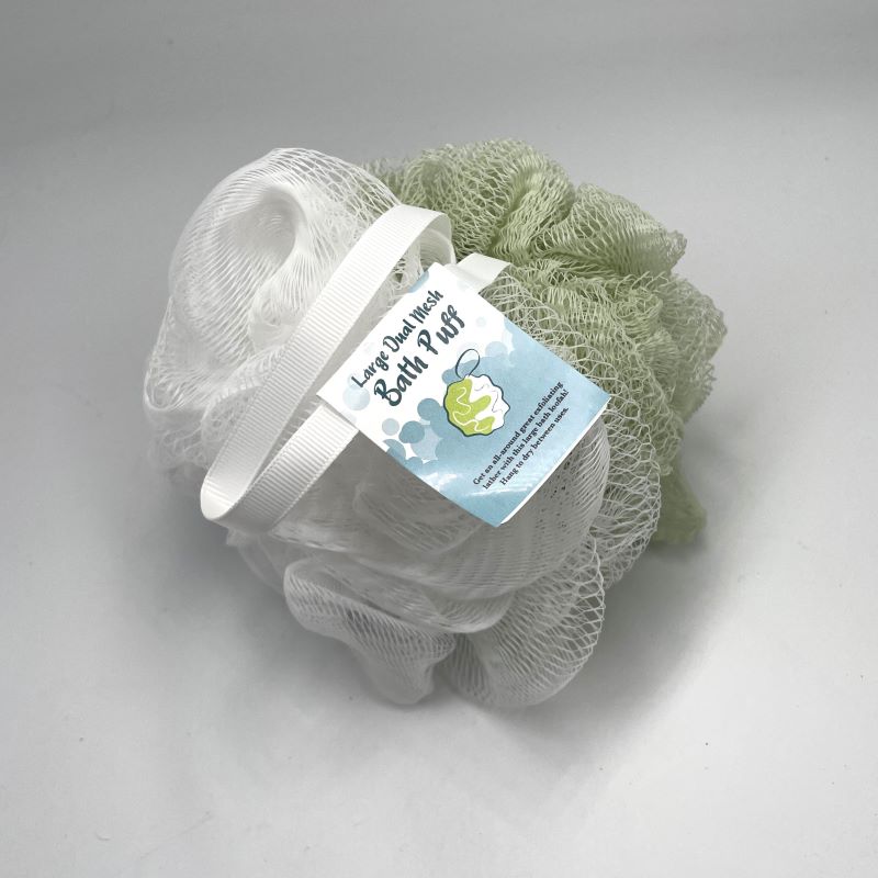 The Soap Opera Dual Mesh Bath Puff