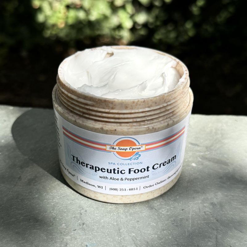 The Soap Opera Spa Collection Therapeutic Foot Cream with Peppermint 5oz 148ml