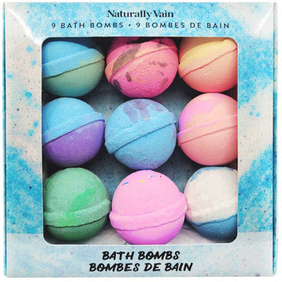 The Soap Opera Naturally Vain Bath Bomb Set of 9