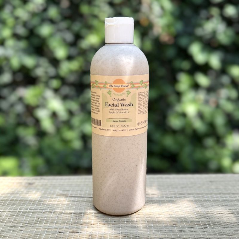 The Soap Opera Naturals Organic Facial Wash with Shea Butter & Apple (Custom Scentable)