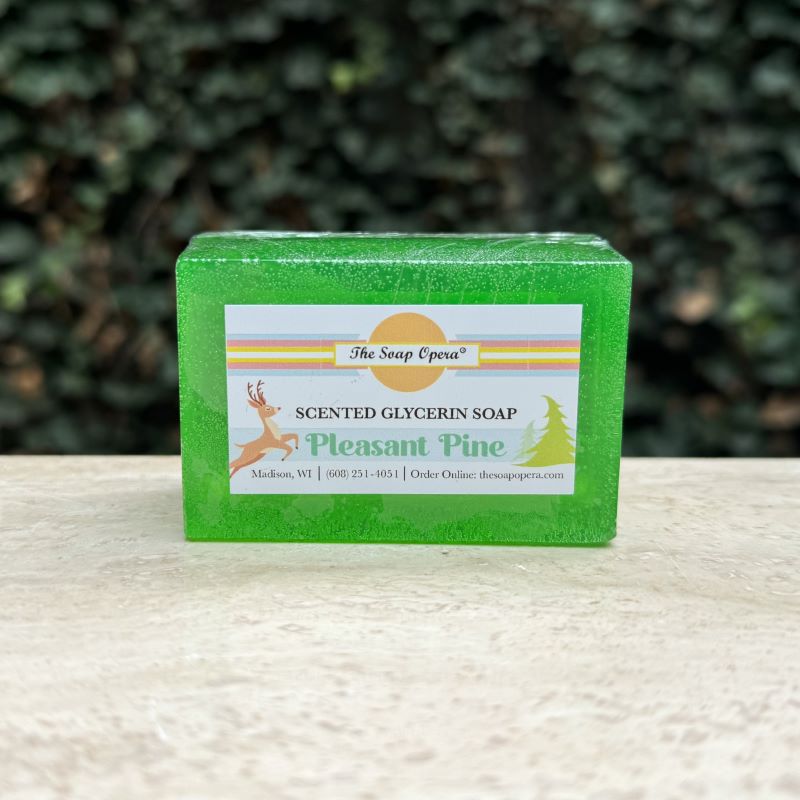 The Soap Opera Scented Glycerin Bar Soap 4.25oz 120g - Pleasant Pine