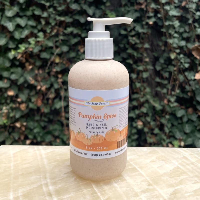 The Soap Opera Hand & Nail Moisturizer in Pump Bottle 8fl oz 237ml - Pumpkin Spice