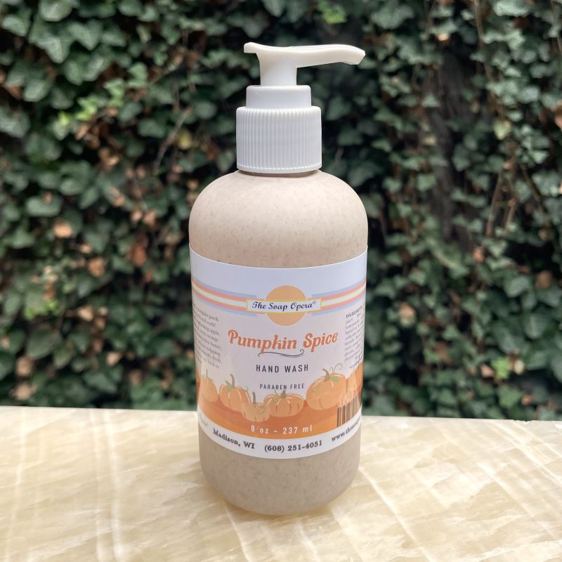 The Soap Opera Hand Wash in Pump Bottle 8fl oz 237ml - Pumpkin Spice