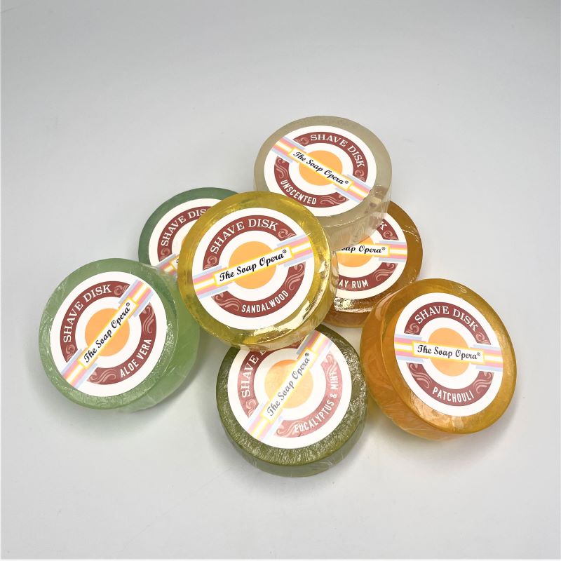 The Soap Opera Handmade Glycerin Shave Soap Disk
