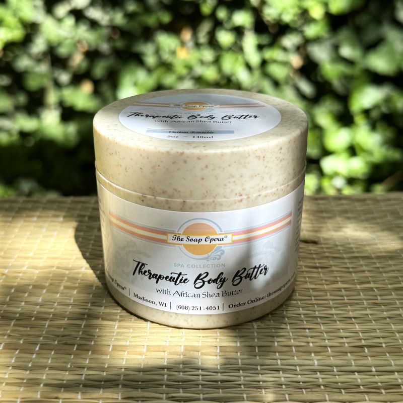 The Soap Opera Spa Collection Therapeutic Body Butter 5oz 148ml (Custom Scentable)