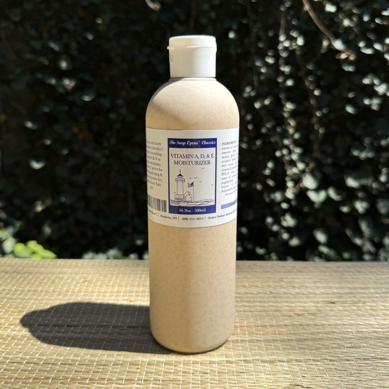 The Soap Opera Classics Vitamin A, D & E Moisturizer 16.9oz 500ml - Unscented