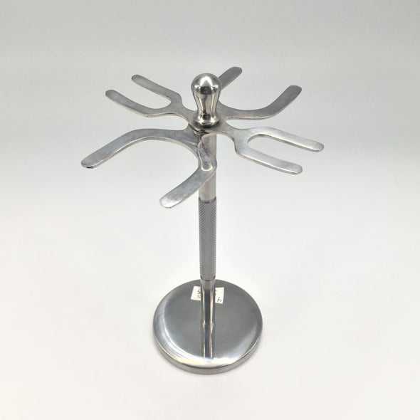 4 Prong Deluxe Stainless Steel Shave Stand