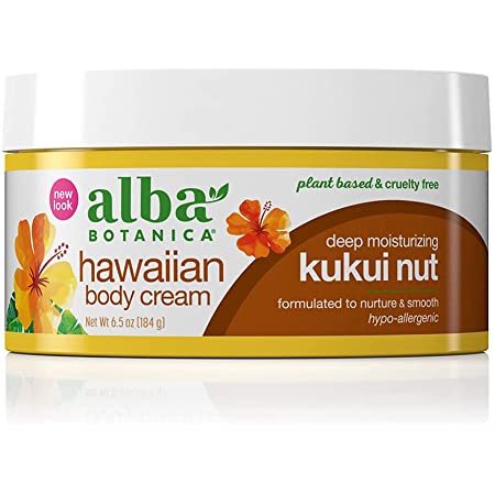 Alba Botanica Hawaiian Body Cream 6.5oz 85g -  Kukui Nut