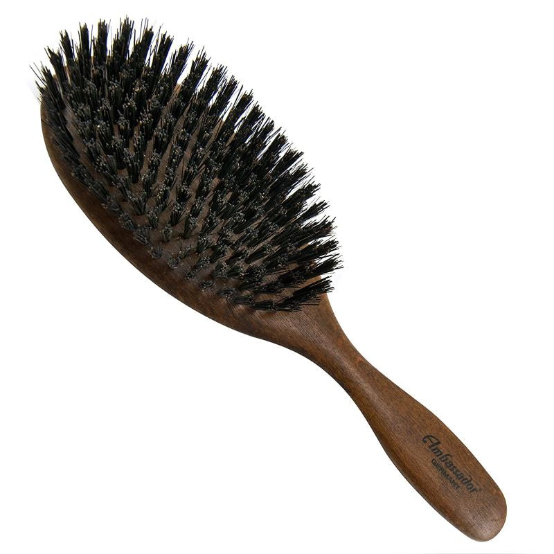 Ambassador Of Germany 100% Boar Bristle Oval Paddle Brush 