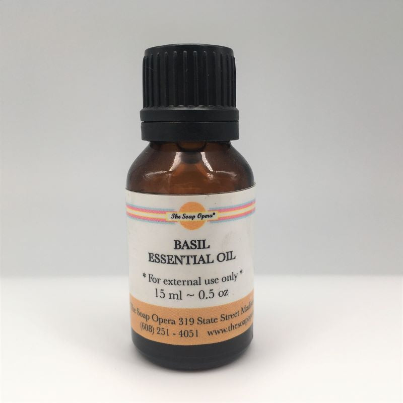the soap opera pure essential oil blend 0.5oz 15ml in euro dropper basil herbal for diffuser aromatherapy natural soothing calming