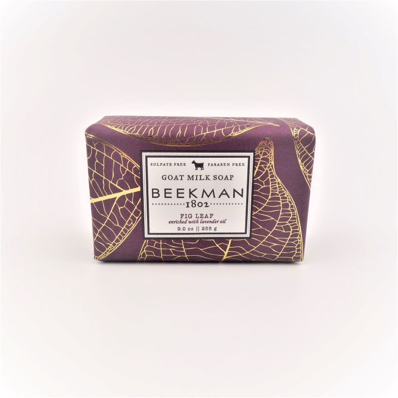 Beekman Goat Milk Bar Soap 9oz 255g - Fig Leaf