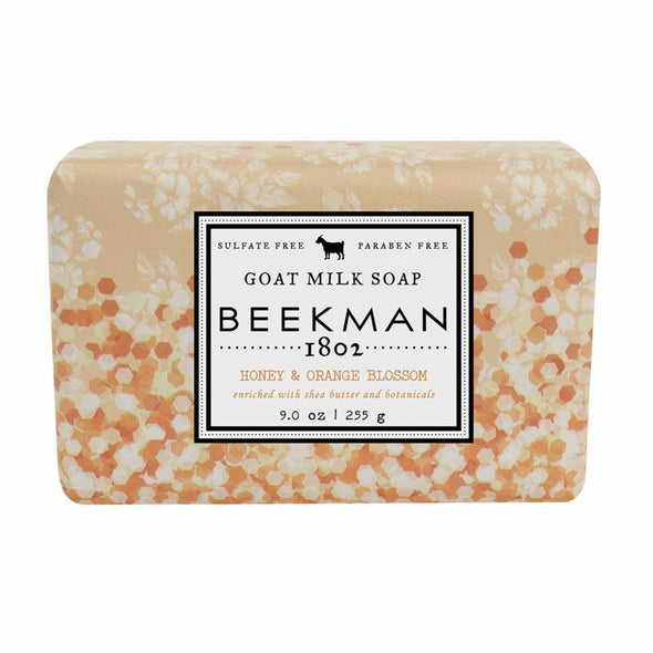 Beekman Goat Milk Bar Soap 9oz 225g - Honey & Orange Blossom