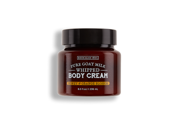 Beekman Goat Milk Whipped Body Cream 8oz 236mL - Honey & Orange Blossom