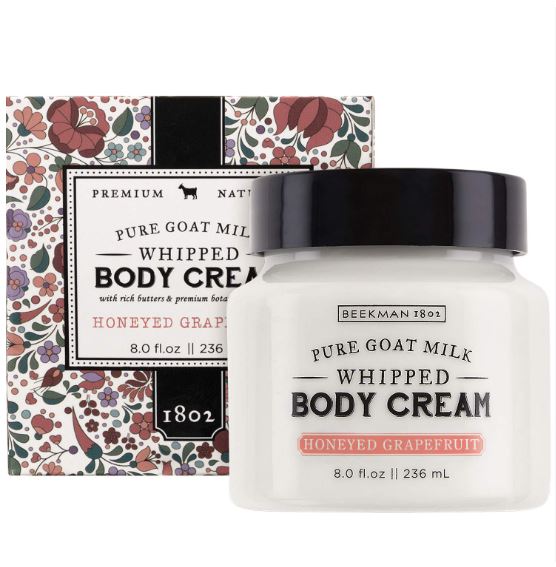 Beekman Goat Milk Whipped Body Cream 8oz 236mL - Honeyed Grapefruit