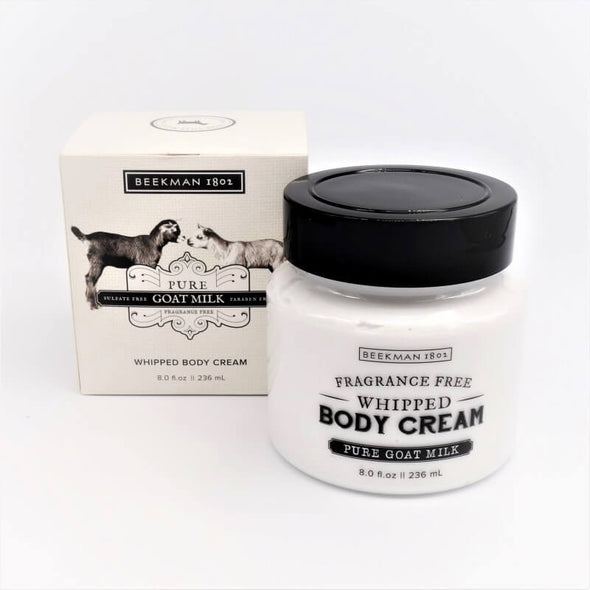 Beekman Goat Milk Whipped Body Cream 8oz 236mL - Pure Goat Milk