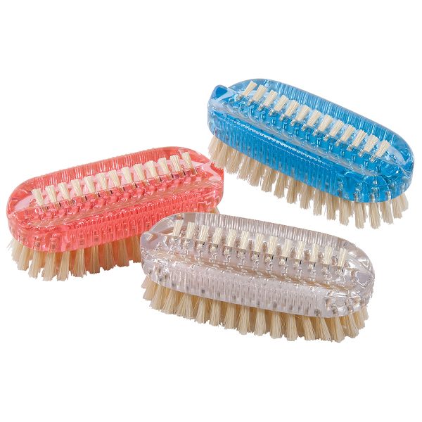Kingsley Bright Colored Natural Bristle Nail Brush