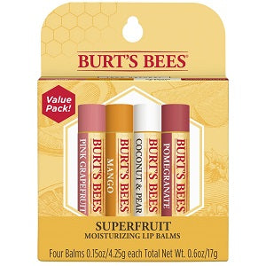 Burt's Bees Lip Balm 4-pack - Superfruit
