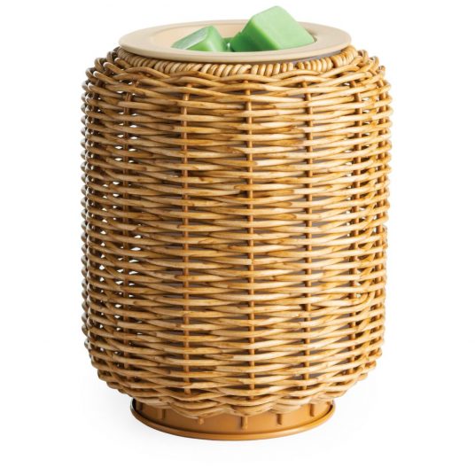 Candle Warmers Etc. 2-in-1 Classic Fragrance Warmer - Wicker Lantern