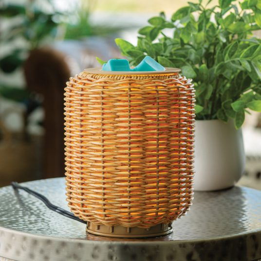 Candle Warmers Etc. 2-in-1 Classic Fragrance Warmer - Wicker Lantern