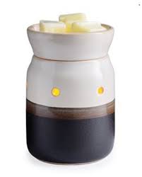 Candle Warmers Etc. Midsize Illumination Fragrance Warmer - Ivory & Iron