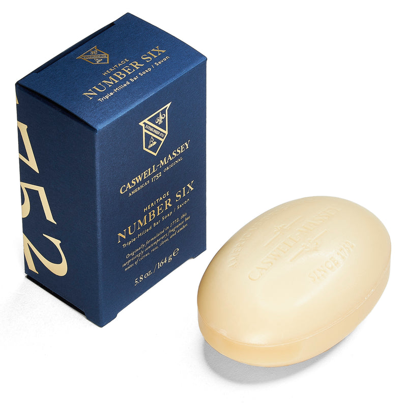 Caswell Massey Triple-Milled Bar Soap 5.8oz 164g - Heritage Number Six