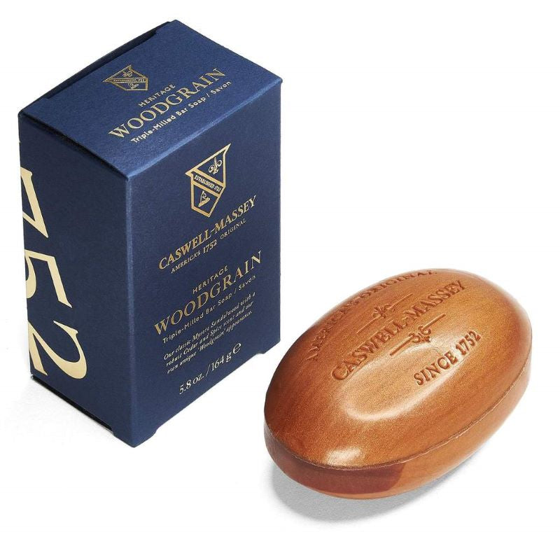 Caswell Massey Triple-Milled Bar Soap 5.8oz 164g - Heritage Woodgrain