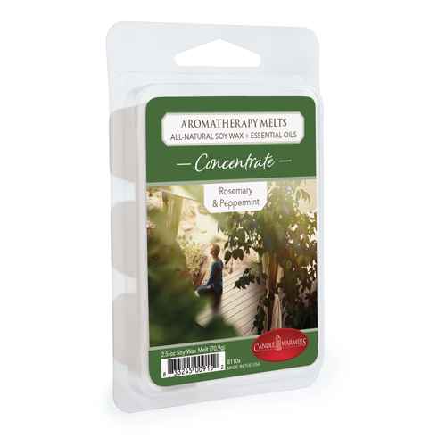 Candle Warmers Etc. Aromatherapy Wax Melts 2.5oz - Concentrate (Rosemary & Peppermint)