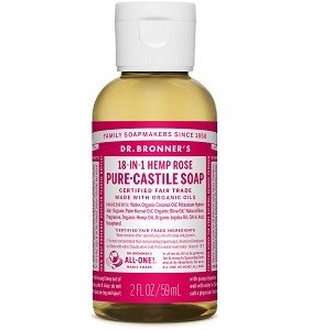 Dr. Bronner's Pure Castile Liquid Soap - Rose