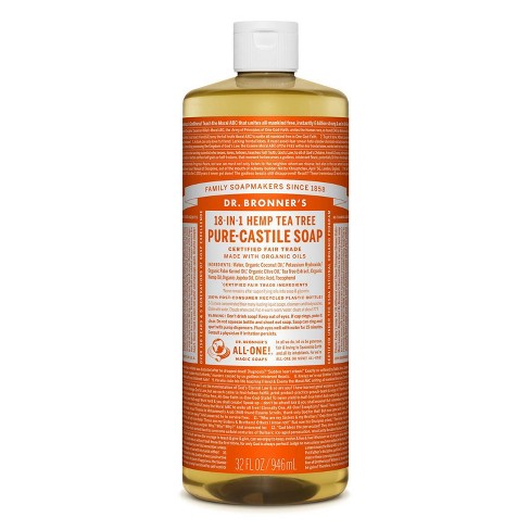 Dr. Bronner's Pure Castile Liquid Soap - Tea Tree