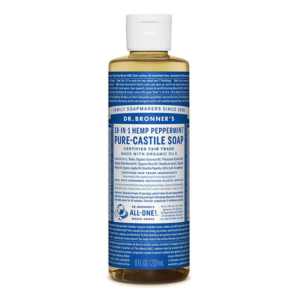 Dr. Bronner's Pure Castile Liquid Soap - Peppermint