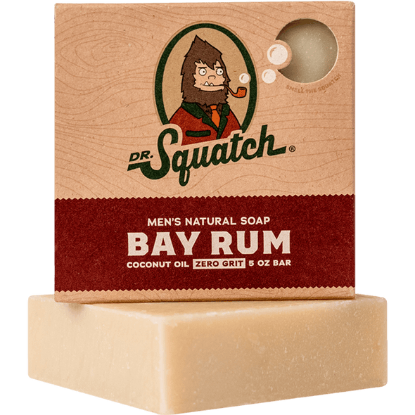 Dr. Squatch Men's Natural Bar Soap 5oz - Bay Rum