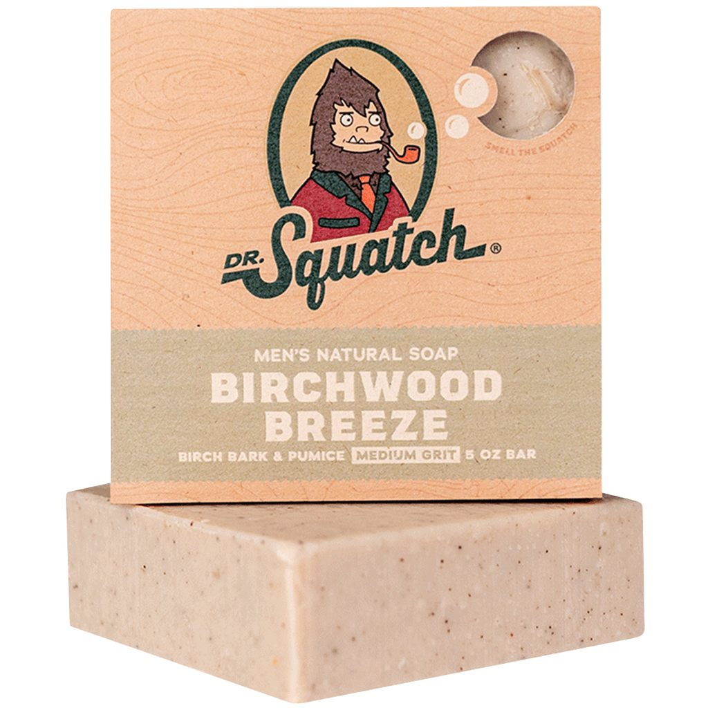 Dr. Squatch Men's Soap Variety 4 Pack - Men's Natural Bar Soap - Cold Brew  Cleanse, Birchwood Breeze, Bay Rum, Eucalyptus Greek Yogurt 