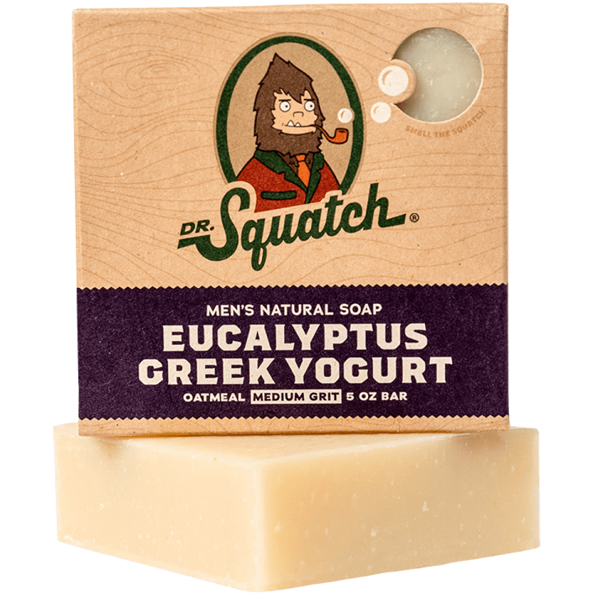 Dr. Squatch Men's Natural Bar Soap 5oz - Eucalyptus Greek Yogurt