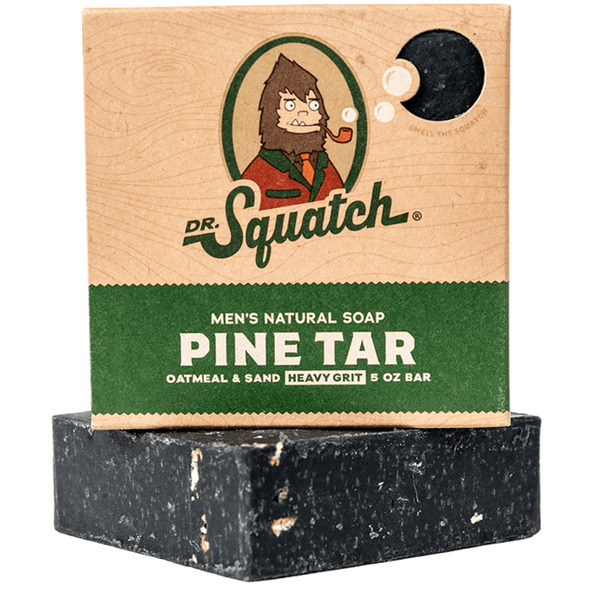 Dr. Squatch Men's Natural Bar Soap 5oz - Pine Tar