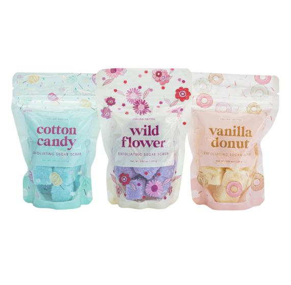 Feeling Smitten Exfoliating Sugar Scrub Cubes 3.85oz 109g