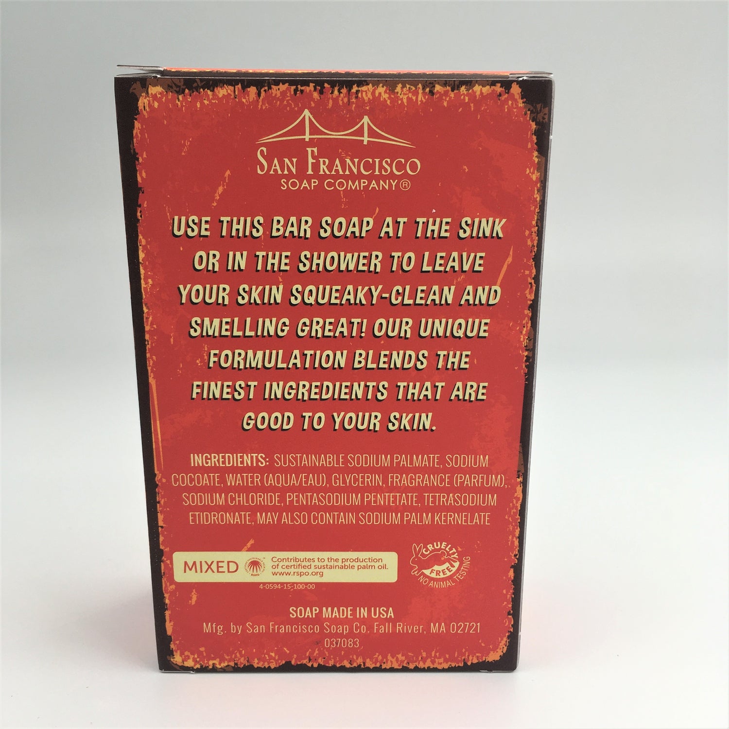 San Francisco Soap Company FOR MEN Bar Soap 10oz - Cedar & Bourbon Bar Soap