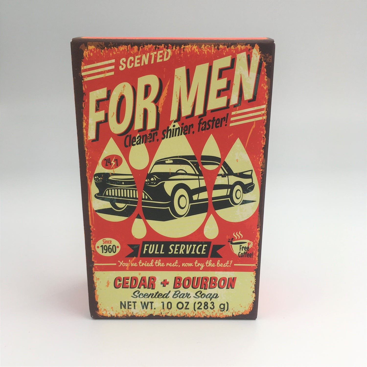 San Francisco Soap Company FOR MEN Bar Soap 10oz - Cedar & Bourbon Bar Soap