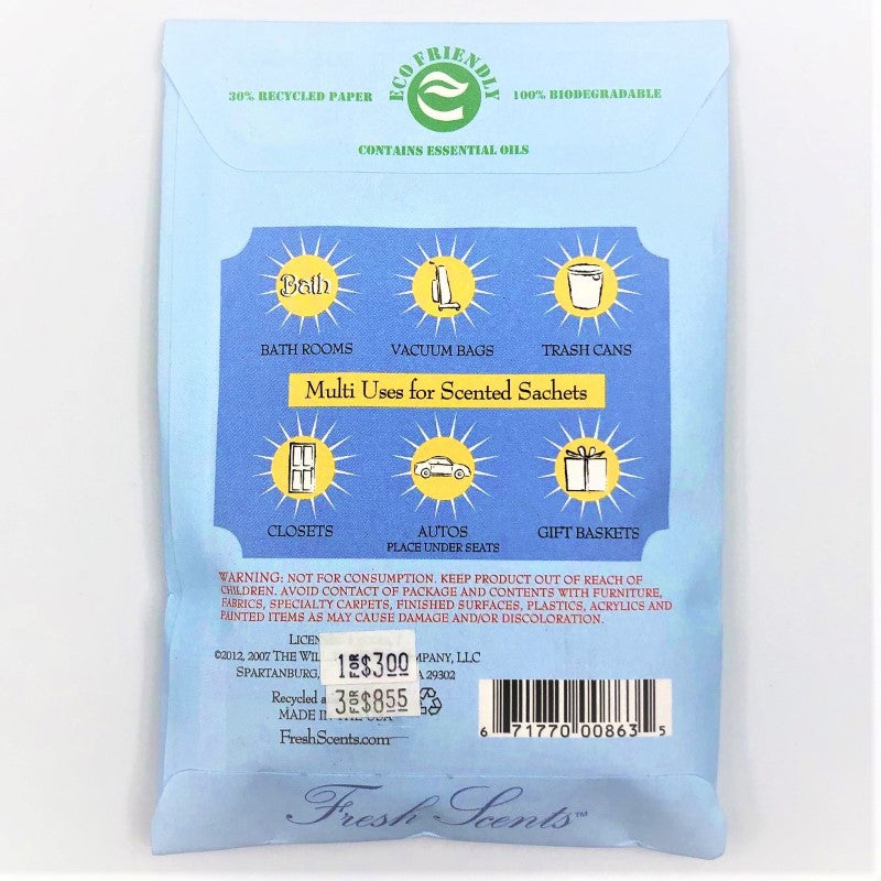 Fresh Scents Scented Sachet 115mL - White Cotton