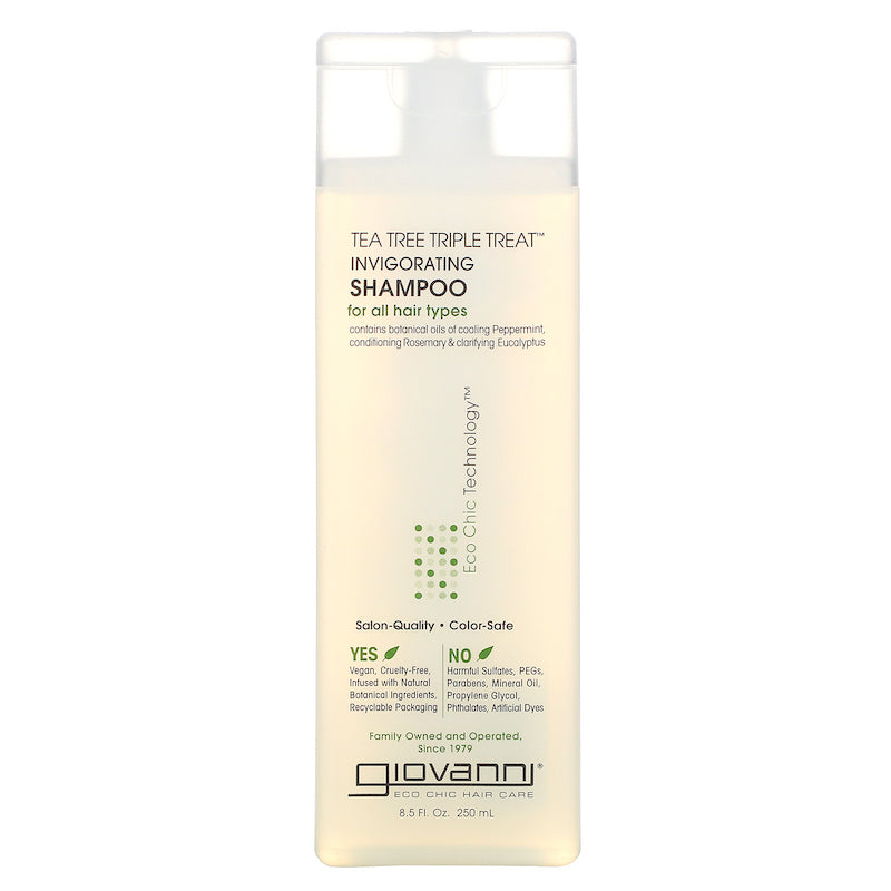 Giovanni Tea Tree Triple Treat Invigorating Shampoo 8.5fl oz 250ml