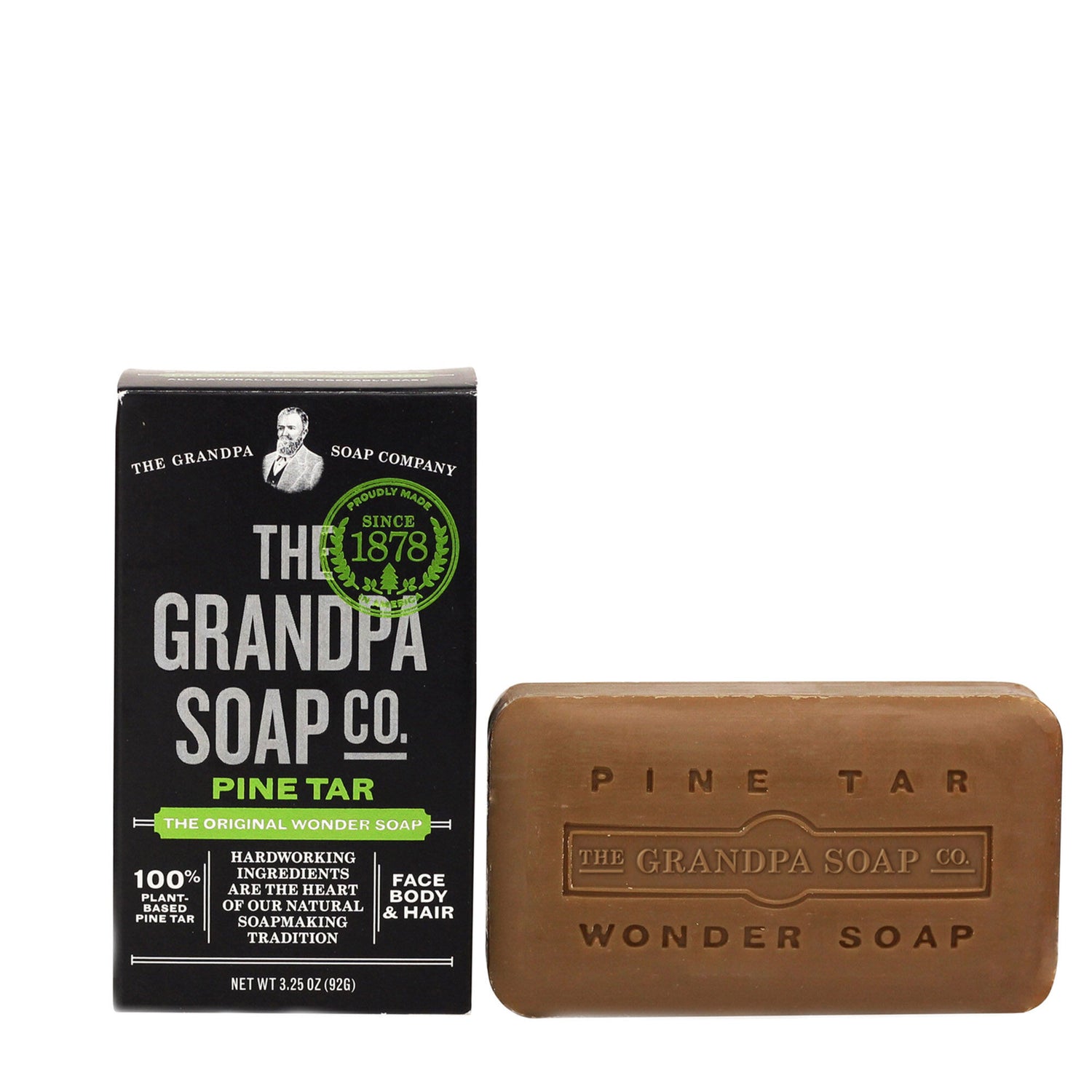Grandpa Pine Tar Soap 3.25oz 92g
