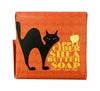 greenwich bay scented bar soap seasonal autumn fall halloween apple cider black cat with black and orange packaging