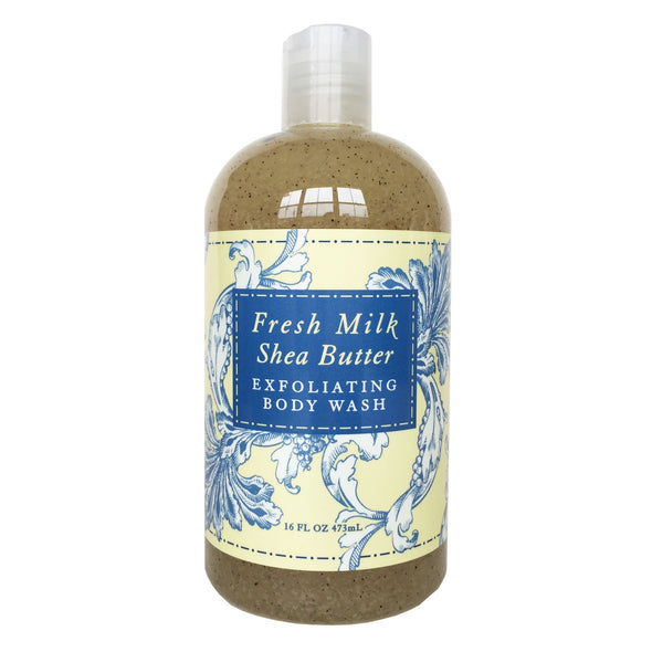 Greenwich Bay Exfoliating Body Wash 16fl oz 473ml - Fresh Milk