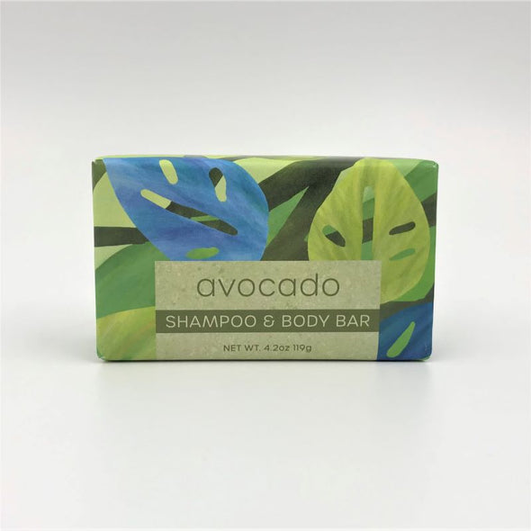 Greenwich Bay Shampoo & Body Bar 4.2oz 119g - Avocado