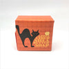 greenwich bay scented bar soap seasonal autumn fall halloween apple cider black cat with black and orange packaging