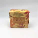 greenwich bay scented bar soap seasonal autumn fall harvest apple fruit sweet in leaf orange green and yellow design packaging