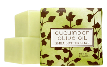 Greenwich Bay Shea Butter Bar Soap - Cucumber Olive Oil