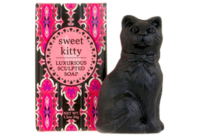 Greenwich Bay Luxurious Sculpted Bar Soap 1.2oz 34g - Sweet Kitty