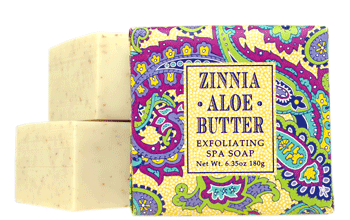 Greenwich Bay Shea Butter Bar Soap - Zinnia Aloe Butter